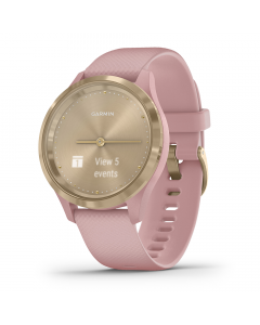 Garmin Vivomove 3S Sport Dust Rose Silicone with Light Gold Hardware