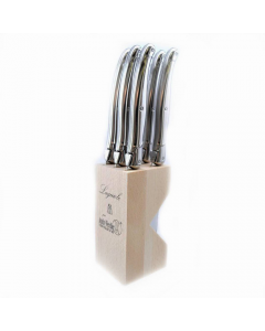 André Verdier Steak Knife Set - Stainless Steel (6pc in wooden box)