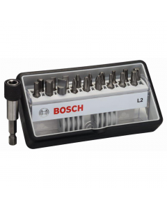 Bosch 18+1pc Robust Line bit set L, Extra Hard version 25 mm