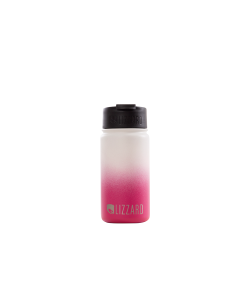 Lizzard - 415ml Flask - Pink and White Ombre