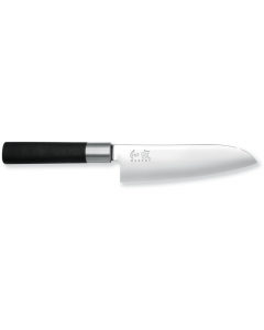KAI Shun Wasabi Santoku Knife 16.5cm -  Black
