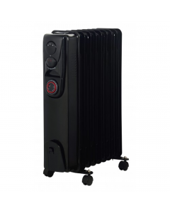 Alva 9 Fins 2000W Oil Filled Heater – With Timer