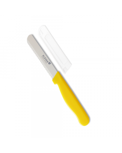 Klever AVA Sandwich Spreader with Serrated Blade 10cm - Yellow