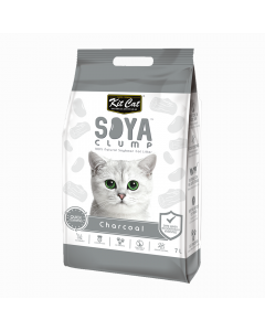 Kit Cat Soya Clump Cat Litter - Charcoal 7L