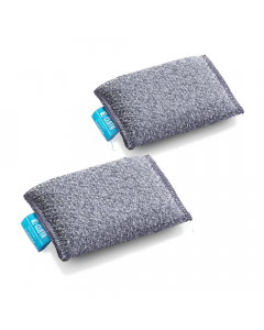 E-Cloth Non-Scratch Scrubbing Pads, Set of 2 - Grey