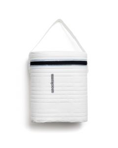 DOUBLE WIDE NECK BOTTLE CARRIER - WHITE