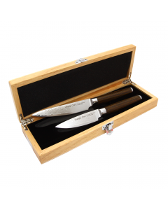 Snappy Chef 2pc Damascus Knife Set - Utility & Paring Knives