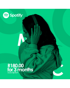 Spotify Premium Individual R180 for 3 Months Subscription