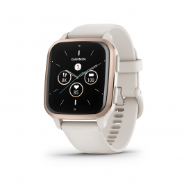 Venu Sq 2 - Music Edition Peach Gold Bezel With Ivory Case And Silicone ...