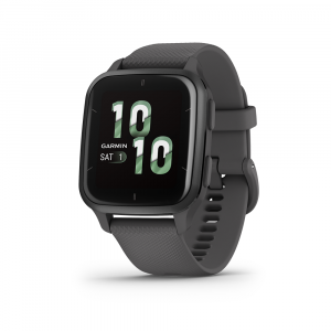 Garmin Venu Sq 2 - Slate Bezel with Shadow Gray Case and Silicone Band