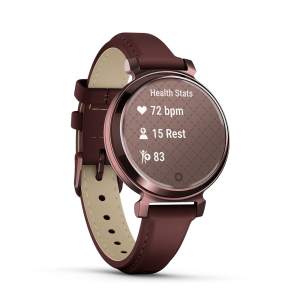 Garmin Lily® 2 Classic, Dark Bronze with Mulberry Leather Band