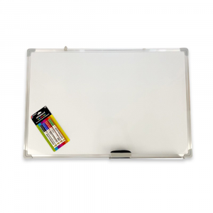 Educat White Board with 4 Pens and duster