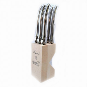 André Verdier Steak Knife Set - Stainless Steel (6pc in wooden box)