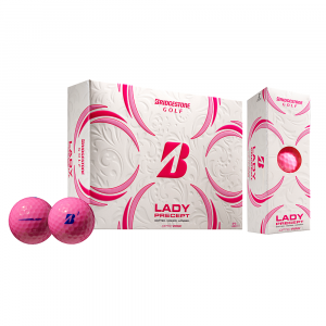 Bridgestone Lady Precept Golf Balls - pink