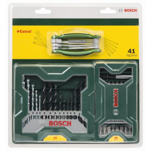 Bosch 15pc Mixed Drill Bit set with Folding Hex Tool
