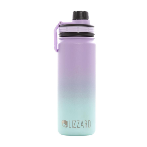 Lizzard - 530ml Flask - Lilac and Mint Ombre