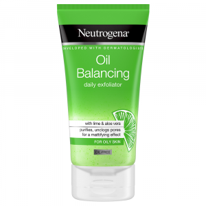 Neutrogena. Oil Balancing Daily Exfoliator. Lime & Aloe Vera. For Oily Skin. 150ml