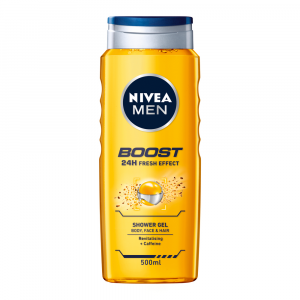 NIVEA MEN Boost Shower Gel / Body Wash - 500ml