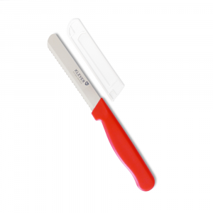 Klever AVA Sandwich Spreader with Serrated Blade 10cm - Red