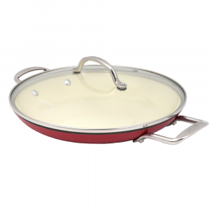 Snappy Chef 30cm Superlight Cast Iron Round Griddle
