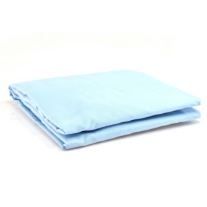 STANDARD COT FITTED SHEET - BLUE