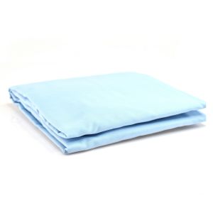 LARGE COT FITTED SHEET - BLUE