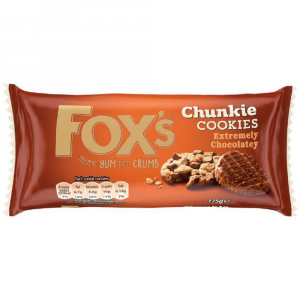 Fox Extreme Choc Chunk Cookie 175g Pack of 9