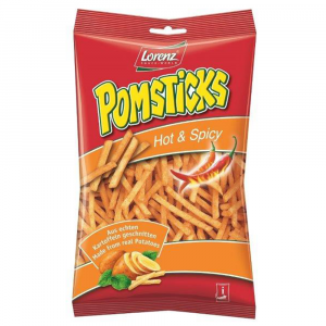 Lorenz Pomsticks Hot & Spicy Pack of 20