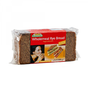 Wholemeal Rye Bread 500g Pack of 12