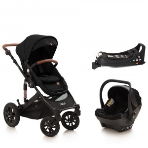 The Elite 4in1 Travel System with ISOFIX BASE  Midnight Black