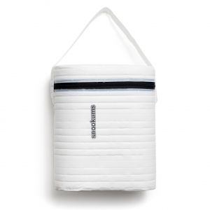 DOUBLE WIDE NECK BOTTLE CARRIER - WHITE