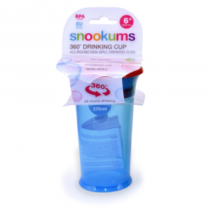 Snookums 360-Degree Drinking Cup - Blue