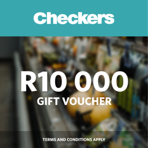 R10000 Checkers Gift Card Voucher