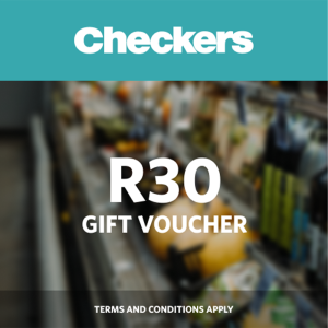 R30 Checkers Gift Card Voucher