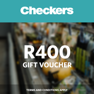 R400 Checkers Gift Card Voucher
