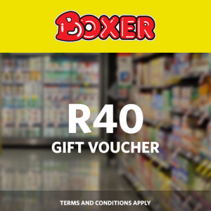 R40 Boxer Gift Card Voucher