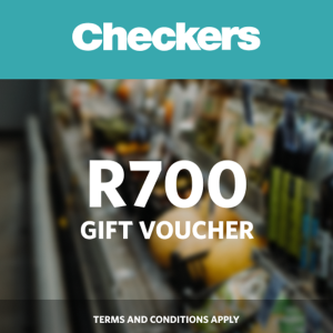 R700 Checkers Gift Card Voucher
