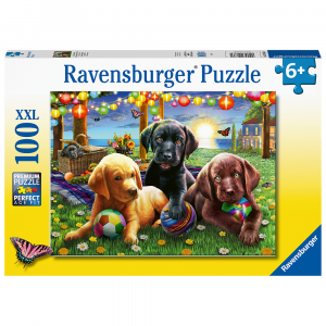 100Pc Xxl Puzzle-Puppy Picnic