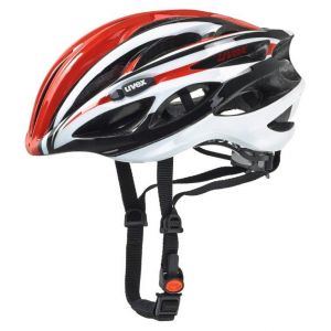 Uvex Race 1  Cycling Helmet - Red/White - Size 51-55