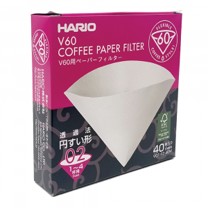 Hario Paper Filter White for 02 Dripper (40)