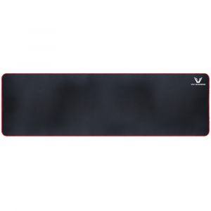 Volkano VX Gaming Battlefield Series Gaming Mousepad - Extra Wide Oversized Black/Red - 915mm