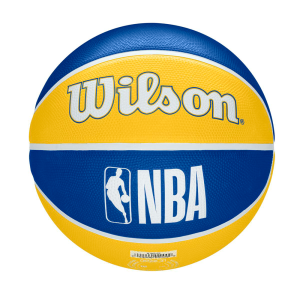 Wilson NBA Team Tribute Basketball - Yellow/Blue