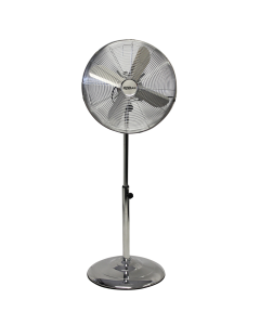 Alva 40cm Chrome Pedestal Fan (Silver)